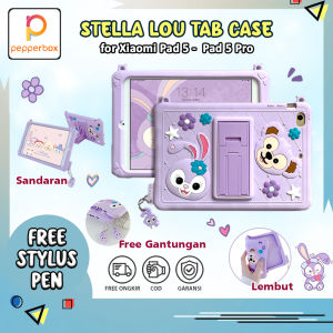 Casing Xiaomi Pad 5 - Pro 11 Inch 2021 Soft Case Anak Dewasa Casing Stella Lou Cover Kids Karakter Ungu Sandaran Lucu Cute Cewek Perempuan Anti Air