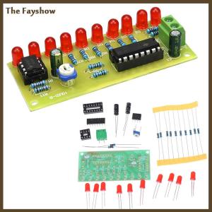 [The Fayshow] Led Chaser chảy nước ánh sáng NE555 mô-đun + cd4017 PCB board DIY Kit
