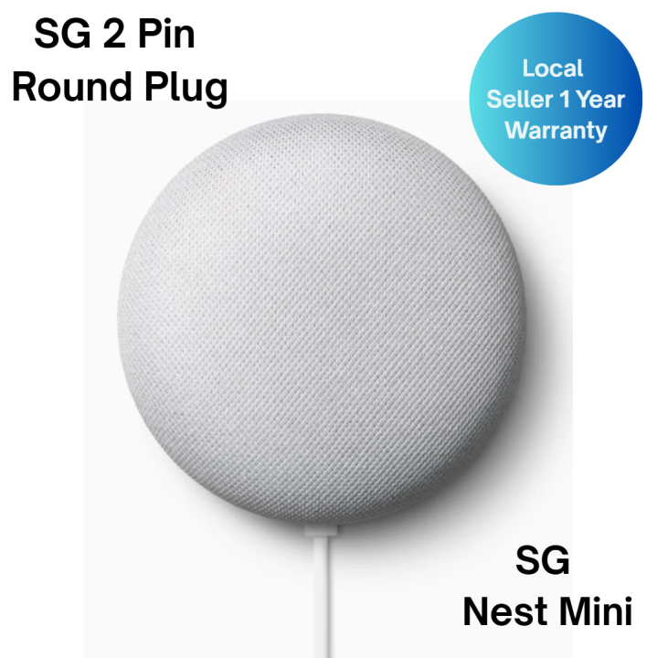 Google Nest Mini 2nd Generation Home Mini -Charcoal Black Chalk