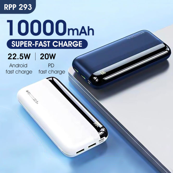 HXR Remax RPP-293 Power Bank 10000mAh PD 20W/QC 22.5W Type-C Output ...