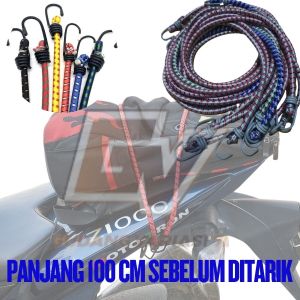 Tali Karet Pengikat Barang 100CM Tali Bagasi Motor Kuat Tebal Fleksible
