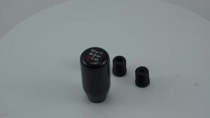 RYANSTAR Universal Gear Shift Style KnobCar Modified Carbon Fiber Stand Head Manual Transmission Shift Lever Knob Head Wave Stick Shift Knob