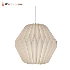 Paper Lantern Shade Nordic Style Folding Pendant Light Shade Creative Decorative Light Cover for Living Room Decor