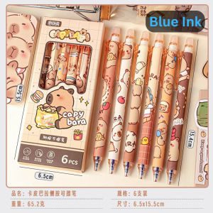 Pen Dakwat Biru Boleh Padam Capybara Pelajar Pen Tekan Kartun Termosensitif Pen Tulis Boleh Padam Capybara Erasable Gel Pen Student Blue Ink Click Pen Cartoon Thermo Sensitive Magic Eraser Writing Pen 卡皮巴拉可擦笔学生用按动中性笔蓝色热敏笔文具卡通水豚魔力擦考试专用笔 A473