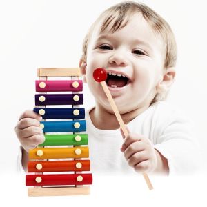 TOYS baby Wooden musical instrument toy xylophone early education educational toy gift