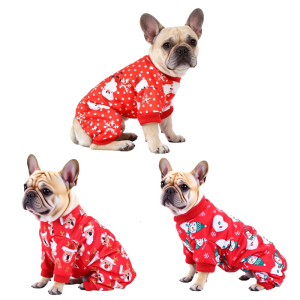 Giáng sinh theo chủ đề quần áo chó mềm polyester Jumper cho thời tiết lạnh ngoài trời Đi bộ trong nhà thư giãn