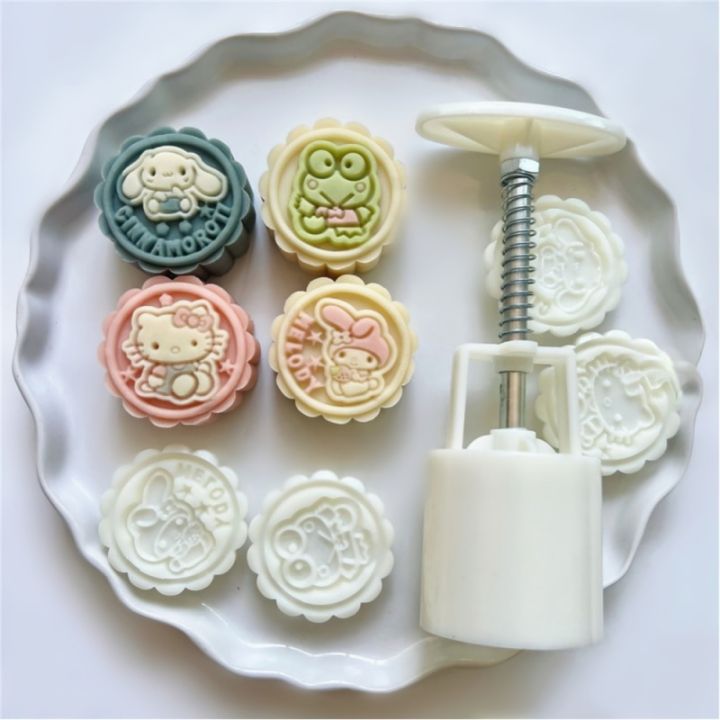 Cartoon Series Pastry Mold 50G Moon Cake Mold Family Baking