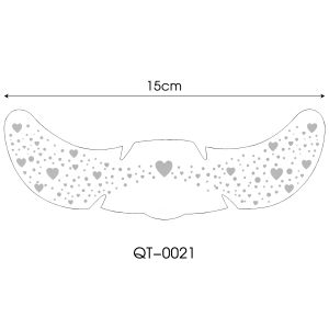 Dorisna Hot Stamping Freckles Makeup Patches Metallic Golden Silver Fake Freckles Temporary Tattoo Stickers For Women Face Makeup INS Hot