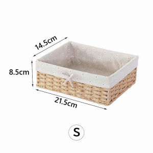 Cosmetics Storage Basket Nordic Style Large-capacity Fabric Basket Toy Snack Organizing Storage Basket Container