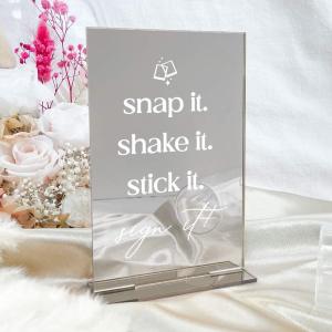[MDD SG] Personalised Wedding Table Sign | Customised Wedding Table Decoration