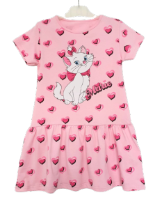 Dress Anak Perempuan D&C Cat Marie Pink /Elsa Dtf Hitam /Prinses Biru /Love21 Navy Usia 1-6 tahun / Pakaian Anak Cewek / Daster Anak Cewek
