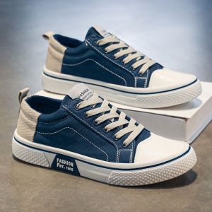 Mens canvas shoes breathable versatile low-top sneakers casual student cloth shoes