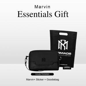 Mr Mads - Sling Bag Pria MARVIN Clutch Bag Multyfungsi 3 in 1 Hand Bag Cowok Waterproof Tas Tangan Anti Air Sling Bag Kulit Waistbag