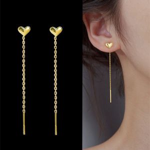 [ Bayar Ditempat ] Anting Love Jurai Gold Titanium Wanita Anti Karat Ori Import
