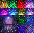 RGB Disco Ball Sensor Activated Party Lights with Remote Control for Dj Lighting, RBG Disco Light and Strobe Lamp. 