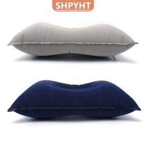[COD] SHPYHT SPORTS Inflatable Pillow For Camping Travel Pillowes Flocked Fabric Air Pillowes For Comfortable Ergonomices Inflating Pillowes