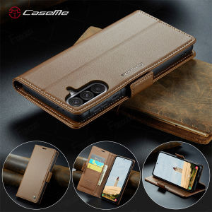 Bao Da Dạng Ví Sách Cổ Điển Da Sang Trọng Ốp Chân Đế Lật Dành Cho Samsung Galaxy A57 A56 A55 A54 A53 A37 A36 A35 A34 A33 A26 A25 A24 A23 A17 A16 A15 A14 A13 A07 A06 A05S 4G 5G Túi Đựng Điện Thoại Từ Tính ốp lưng Magsafe Có Tính Năng Chân Đế