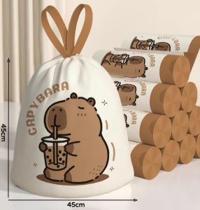 [SG Seller] Thick Household Trash/Garbage Bag with Drawstring - New Product ❤️