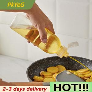 PkYeG 1Pc 500ml 800ml Oil Bottle Kitchen Oil Spray Bottle Condiment Squeeze Bottles Cooking Baking Ketchup Mustard Squeeze Bottle