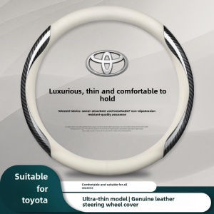 Toyota Cross Vios Yaris Veloz Fortune Innova Hilux Camry Raize Altis Corolla Avanza Wigo leather Car Steering Wheel Cover car handle gloves suede steering wheel covers carbon fiber steering wheels car interior accessoriesMild and effective