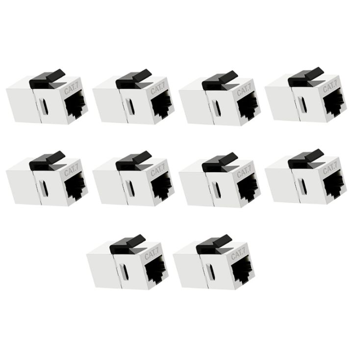 RJ45 Cat7 Shielded Inline Coupler Cat 7 Female to Female for Jack Cat7 ...