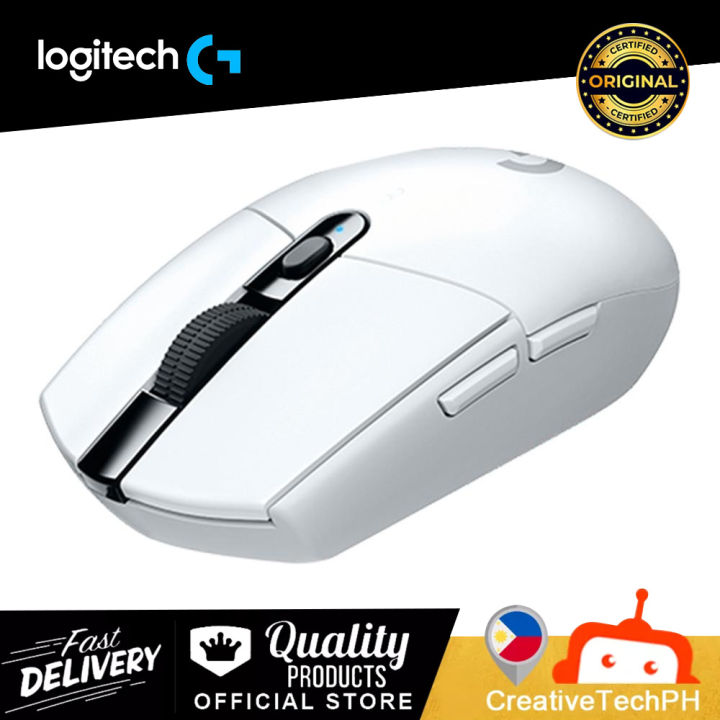 Logitech G304 Lightspeed Wireless Gaming Mouse, HERO Sensor, 12000 DPI ...