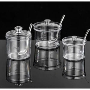 250ml Kitchen Seasoning Glass Jar Thickening Bottle With Spoon Large Capacity Spice Container