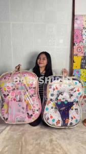 Sofa Bayi Jumbo Multifungsi Dengan Gesper Pengaman Free Bantal Peyang dan Tas Mika [ Merk BabyShip ] / Kasur Bayi / Bantal Bayi