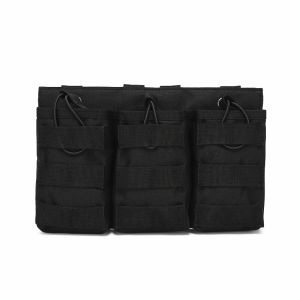 MOLLE Utility Pouch Modular Triple Open-Top Gear Pouch for Outdoor & EDC