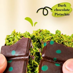 Internet-Famous Dubai Chocolate Handmade Chocolate Dubai Style Pistachio Chocolate Premium Cocoa Chip Cookies Snacks