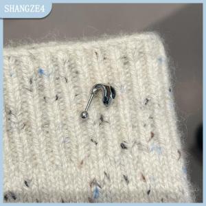 【SHANGZE4】 1 cái tai Dalmatian xương tai móng tay thép không gỉ dễ thương Bông tai cho phụ nữ cơ thể đâm thủng phụ kiện