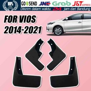 4Pcs Mud Guard Vios 2014-2021/ Karpet Lumpur Toyota Vios/ Karpet Ban Vios MudGuard Vios 2014-2021 Spakbor Karpet Lumpur