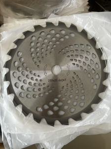 ใบตัดหญ้า 10 นิ้ว 24 ฟัน พร้อมตะปูแหลม ใบเลื่อยวงเดือน ตัดหญ้าขนาดใหญ่ มีตะปูคม แข็งแรง ทนทาน ราคาถูก จัดส่งจากไทย