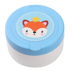 Bé Puff Box an toàn trẻ sơ sinh Puff container xốp giữ phồng tóc bảo vệ da nhạy cảm ngăn ngừa eczema
