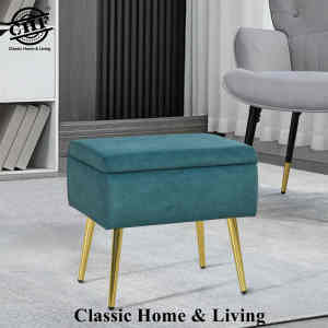 CHF Nordic Multifunction Storage Stool/Bench/Bedside table/CoffeeTable/Dressing Stool/Fabric Easy Clean