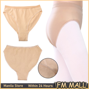 Baby Ballet Tights Invisible High-Waist Briefs for Girls Performance