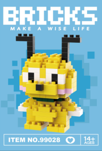 [No Box] Mainan Bricks Nano Block DIY Sanrio Mini Puzzle karakter kartun Mainan Anak Perempuan