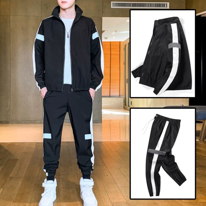 [Ship từ Tp.HCM] Quần áo thể thao nam Casual chạy trùm đầu áo khoác thể ...