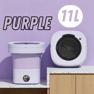 11L Mini Washing Machine Portable Folding Mini Laundry Washer Blue Light Sterilization Laundry Mini Washer Bra Socks Washer Mini Mesin Basuh迷你洗衣机