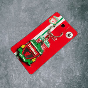 Aksesoris Keychain Club Sepakbola LIVERPOOL Bahan Karet