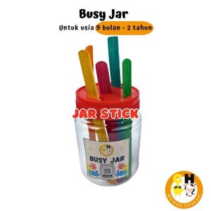 Mainan Edukasi Busy Jar Montessori EKONOMIS Bizzi Jar Motorik Sensori Play by GHEduPlay