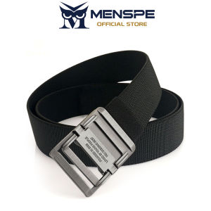 MENSPE Fashion Mens Belts Elastic Nylon Belt Trendy Utility Waist Belts 120cm Adjustable Length Scratch Resistant Belts No Hole Belt for Men Vintage Jeans Belt for Men