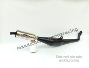Knalpot PDK Yamaha Fiz r f1z Standar Racing Perut Hitam