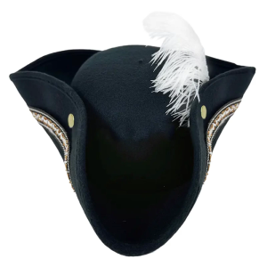 Thêu cosplay Mũ Cướp Biển cho trẻ em đạo cụ tiệc trẻ em cướp biển đóng vai lông Studded fedoras