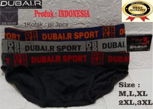 Dubai.R Sport - Celana Dalam Pria Dalaman Pria Sempak Celana Dalam Premium Dubai.R Sport Ds03-07