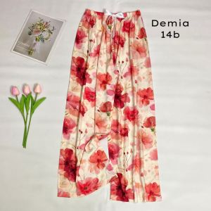 CELIKA || Celana Demia 14 Kulot Rayon Aksen Pita | Celana Kulot Santai Fashion Wanita