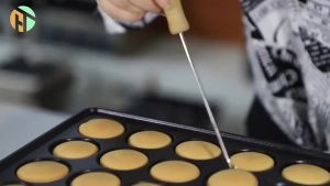 JF commercial electric muffin maker 25hole circular causeway burning machine Stall waffle maker
