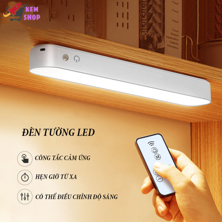 Đèn Led Dán Tường, Đèn LED Cảm Ứng Chạm Dán Tường Sạc Tích Điện 4000mAh ...
