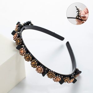 Fixing short fluffy hair and braidable headband hair hoop