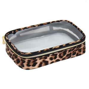 Travel Friendly Makeup Brush Holder Toiletries Bag with Ample Space Cosmetic Bag for Professional Makeup Artists